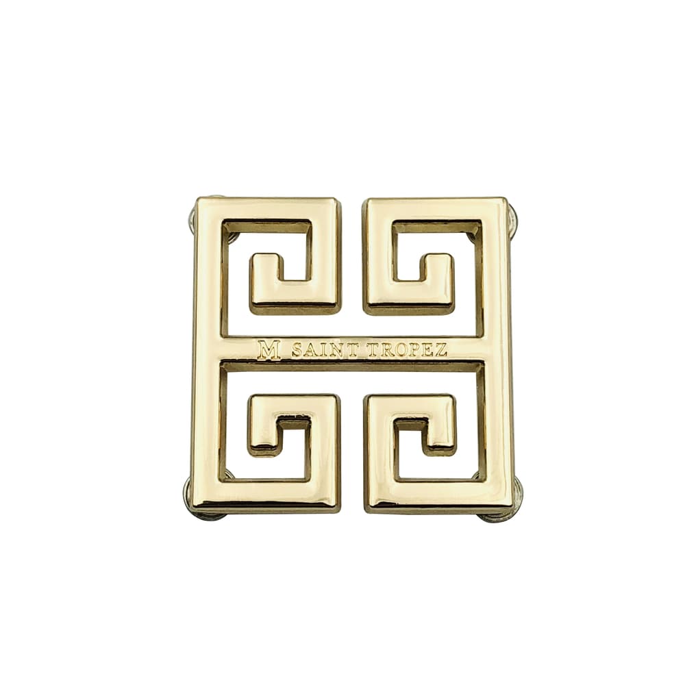 Druable Screw-back Metal Logo for Bags, Anti-Rush Handbag Branding Plates, Secure Attachment Metal Tags for Purse