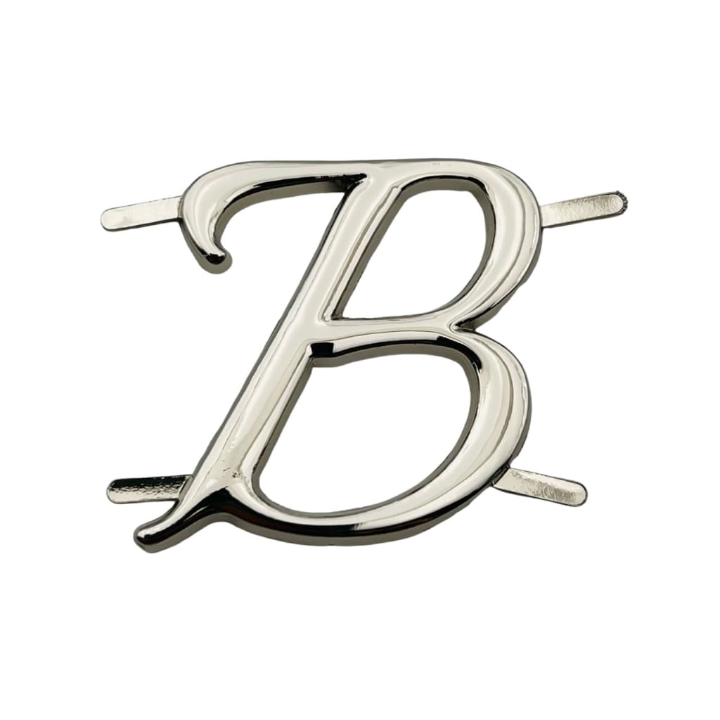 Personalized Metal Letters for Handbags and Purses, Custom Logo Alphabet Characters, Bulk Zinc Alloy Bag Branding Plates