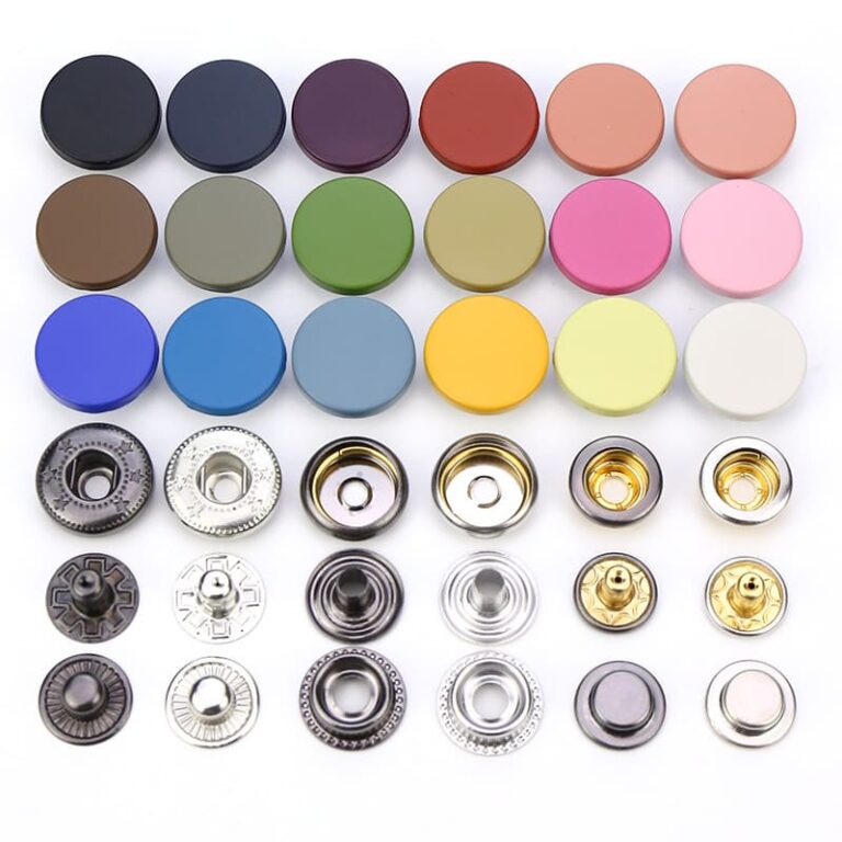 Factory Direct Custom Logo Press Studs, Bulk Metal Snap Buttons and Four Parts Snap Fasteners, Wholesale Manufacturer