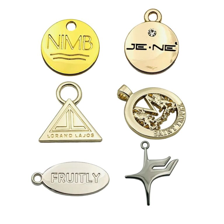 Bulk Wholesale Custom Metal Pendant, Factory Price Jewelry Charms & Logo Tags, Direct Source for Garment Hardware