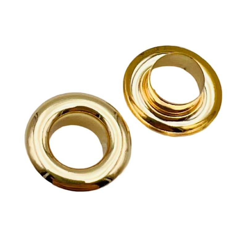 Custom Metal Eyelets in Multi-Sizes, Professional Brass Grommets for Shoes, Bags and Curtains, Direct Manufacturer Bulk Supply