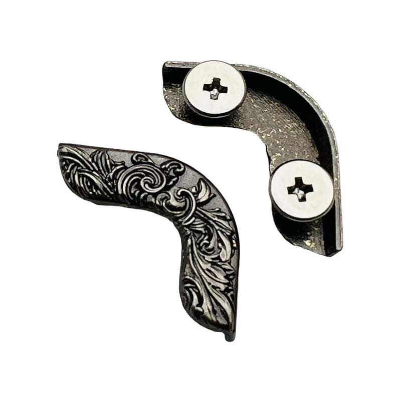 Custom Screw-on Metal Pocket Corners & Edge Protectors, Multi-Style Zinc Alloy Wallet Corners, Direct Factory Supply for Bags and Clothing