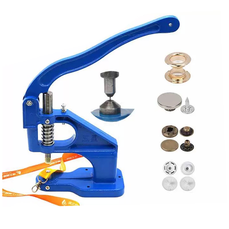 Attach a Button Without Sewing attach a button without sewing using die sets and button machine